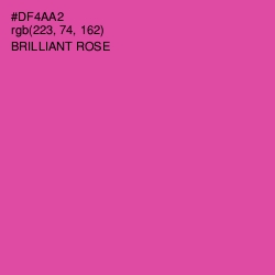 #DF4AA2 - Brilliant Rose Color Image
