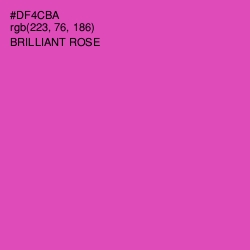 #DF4CBA - Brilliant Rose Color Image