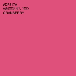 #DF517A - Cranberry Color Image