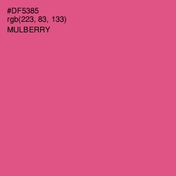 #DF5385 - Mulberry Color Image