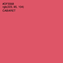 #DF5568 - Cabaret Color Image