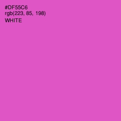 #DF55C6 - Fuchsia Pink Color Image