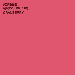 #DF566E - Cranberry Color Image