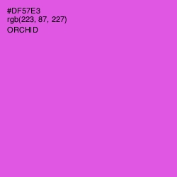 #DF57E3 - Orchid Color Image