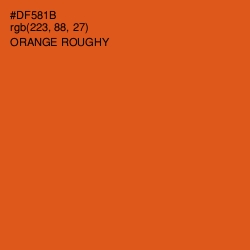 #DF581B - Orange Roughy Color Image