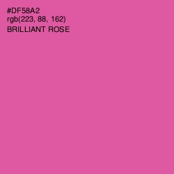 #DF58A2 - Brilliant Rose Color Image