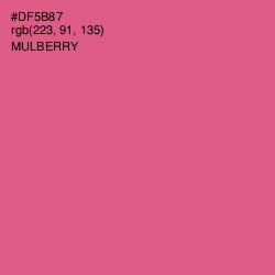 #DF5B87 - Mulberry Color Image