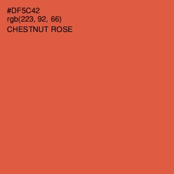 #DF5C42 - Chestnut Rose Color Image