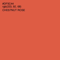 #DF5C44 - Chestnut Rose Color Image