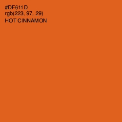 #DF611D - Hot Cinnamon Color Image