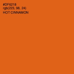 #DF6218 - Hot Cinnamon Color Image