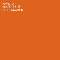 #DF621D - Hot Cinnamon Color Image