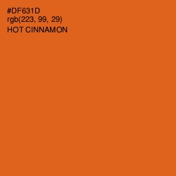 #DF631D - Hot Cinnamon Color Image