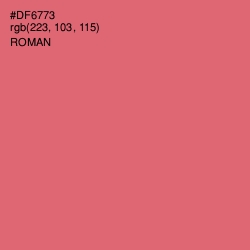 #DF6773 - Roman Color Image