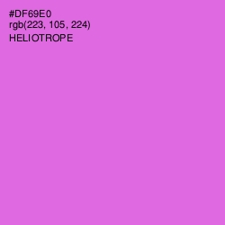 #DF69E0 - Heliotrope Color Image