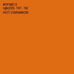 #DF6B13 - Hot Cinnamon Color Image