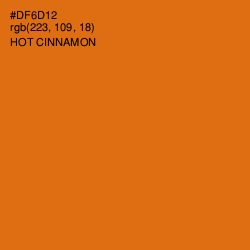 #DF6D12 - Hot Cinnamon Color Image