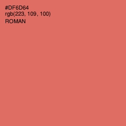 #DF6D64 - Roman Color Image