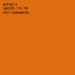 #DF6E12 - Hot Cinnamon Color Image