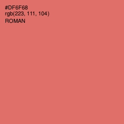 #DF6F68 - Roman Color Image