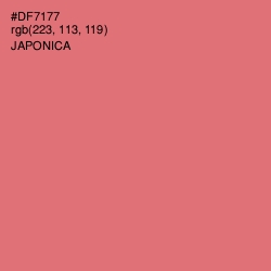 #DF7177 - Japonica Color Image