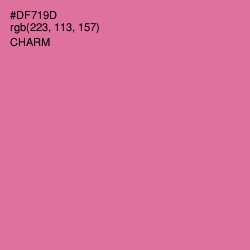 #DF719D - Charm Color Image