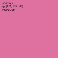 #DF71A1 - Hopbush Color Image