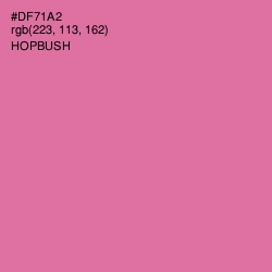 #DF71A2 - Hopbush Color Image