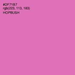 #DF71B7 - Hopbush Color Image