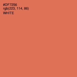 #DF7256 - Red Damask Color Image