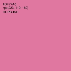 #DF77A0 - Hopbush Color Image