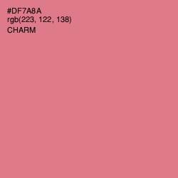 #DF7A8A - Charm Color Image
