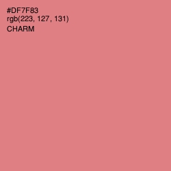 #DF7F83 - Charm Color Image