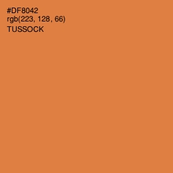 #DF8042 - Tussock Color Image