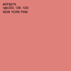 #DF807A - New York Pink Color Image