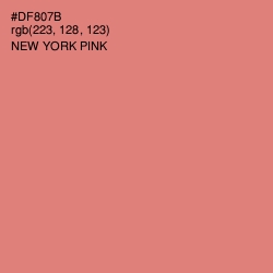 #DF807B - New York Pink Color Image