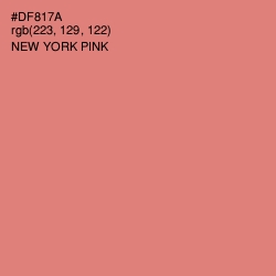 #DF817A - New York Pink Color Image