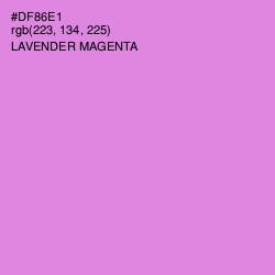 #DF86E1 - Lavender Magenta Color Image
