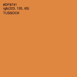 #DF8741 - Tussock Color Image
