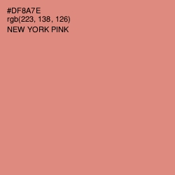 #DF8A7E - New York Pink Color Image