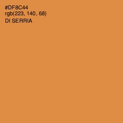 #DF8C44 - Di Serria Color Image