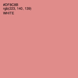 #DF8C8B - My Pink Color Image