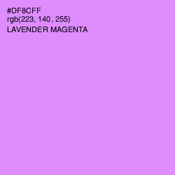 #DF8CFF - Lavender Magenta Color Image