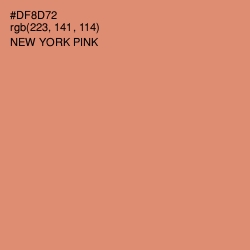 #DF8D72 - New York Pink Color Image