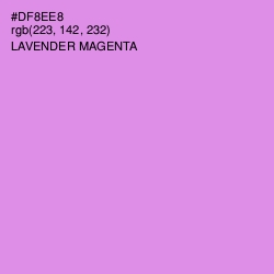 #DF8EE8 - Lavender Magenta Color Image