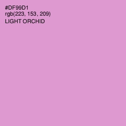 #DF99D1 - Light Orchid Color Image