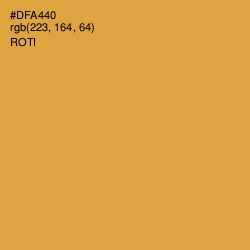 #DFA440 - Roti Color Image