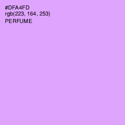 #DFA4FD - Perfume Color Image