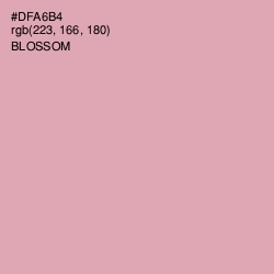 #DFA6B4 - Blossom Color Image