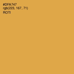 #DFA747 - Roti Color Image